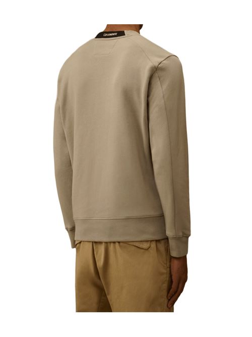 DIAGONAL RAISED FLEECE CREWNECK LENS C.P. COMPANY | SS713A005086W904